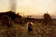 Jules Breton Dleaners at Sunset china oil painting reproduction